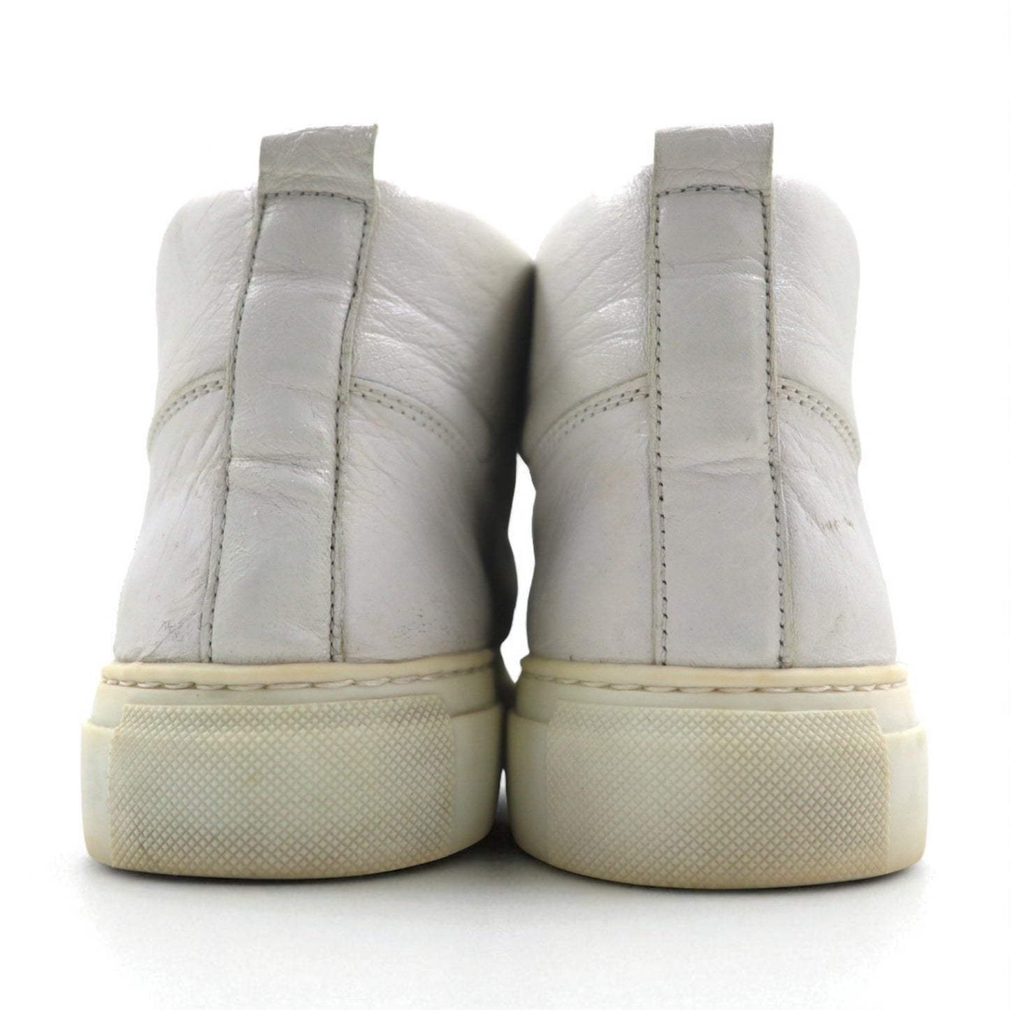 BALENCIAGA アリーナ ARENA OPAQUE レザー ハイカットスニーカー 27cm ホワイト 412381