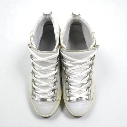 BALENCIAGA アリーナ ARENA OPAQUE レザー ハイカットスニーカー 27cm ホワイト 412381