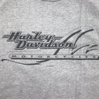 HARLEY DAVIDSON 90年代 USA製 タンクトップ L グレー コットン HONOLULU HAWAII 両面プリント