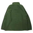 THE NORTH FACE Half Zip Fleece Jacket M Khaki Polyester One Point Logo Embroidery