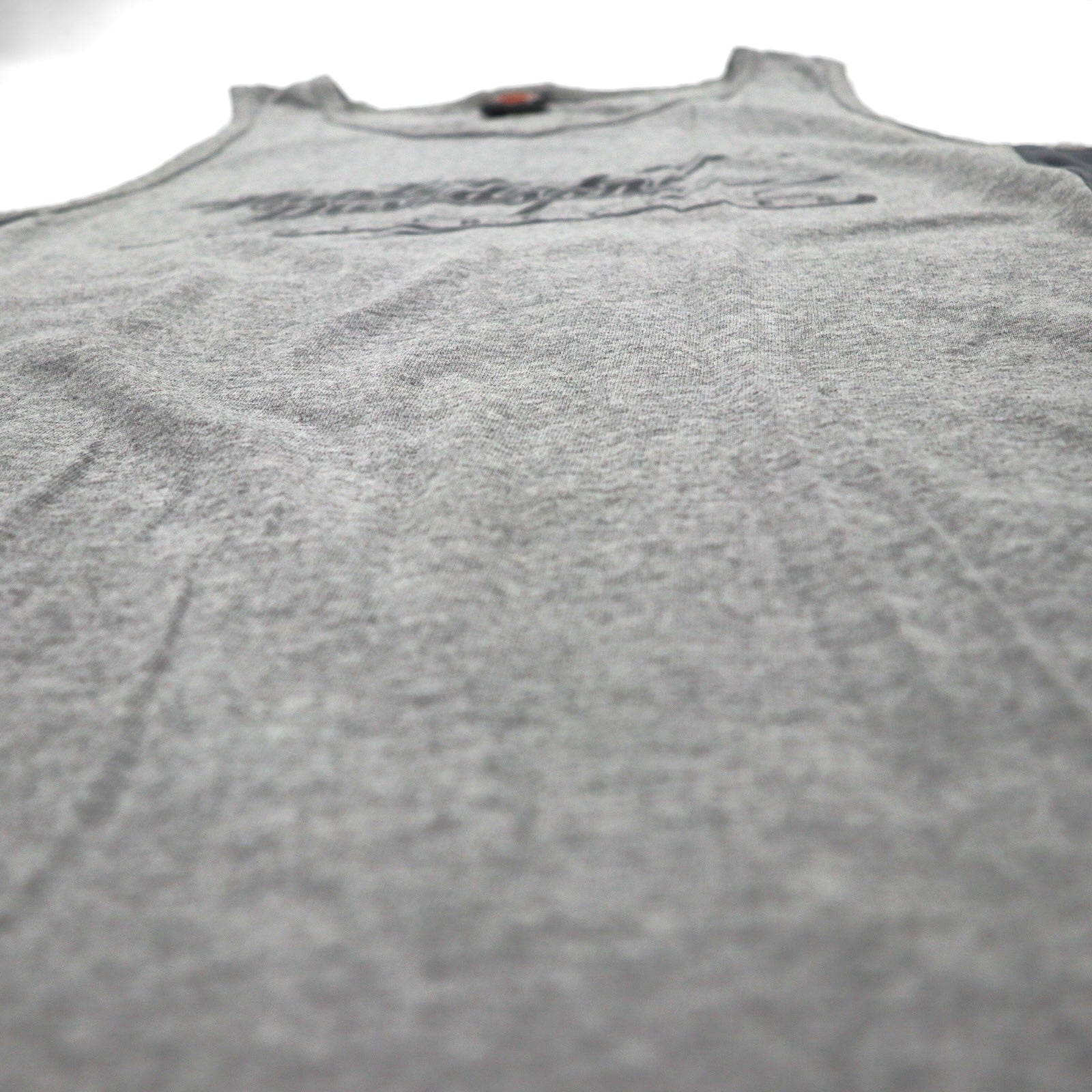 HARLEY DAVIDSON 90年代 USA製 タンクトップ L グレー コットン HONOLULU HAWAII 両面プリント