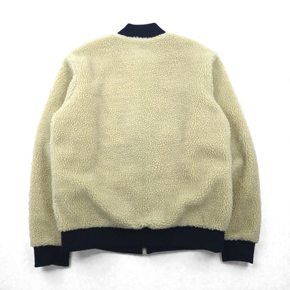 Patagonia レトロX 廃番 ボマージャケット Retro X Bomber Jkt ボア フリースジャケット M ナチュラル × ネイビー 22830