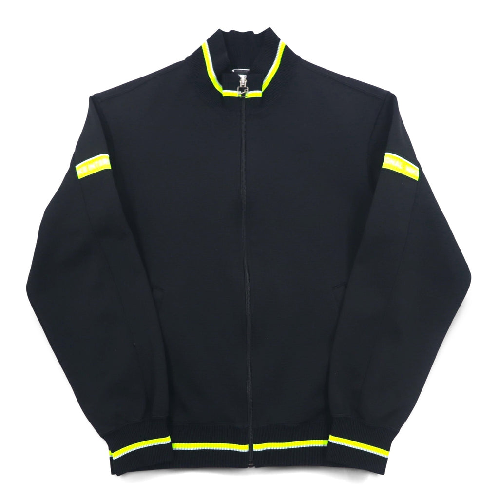 NIKE 80's INTERNATIONAL Track Jacket Jersey M Black Swoosh Made in Japan