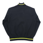 NIKE 80's INTERNATIONAL Track Jacket Jersey M Black Swoosh Made in Japan