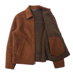 WEATHERPROOF フェイクムートンジャケット S ブラウン ポリエステル 防水