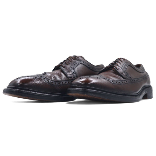 60年代 USA製 parliament ウイングチップ メダリオン カントリーシューズ 28cm ブラウン レザー C68 8513 LAST 6050
