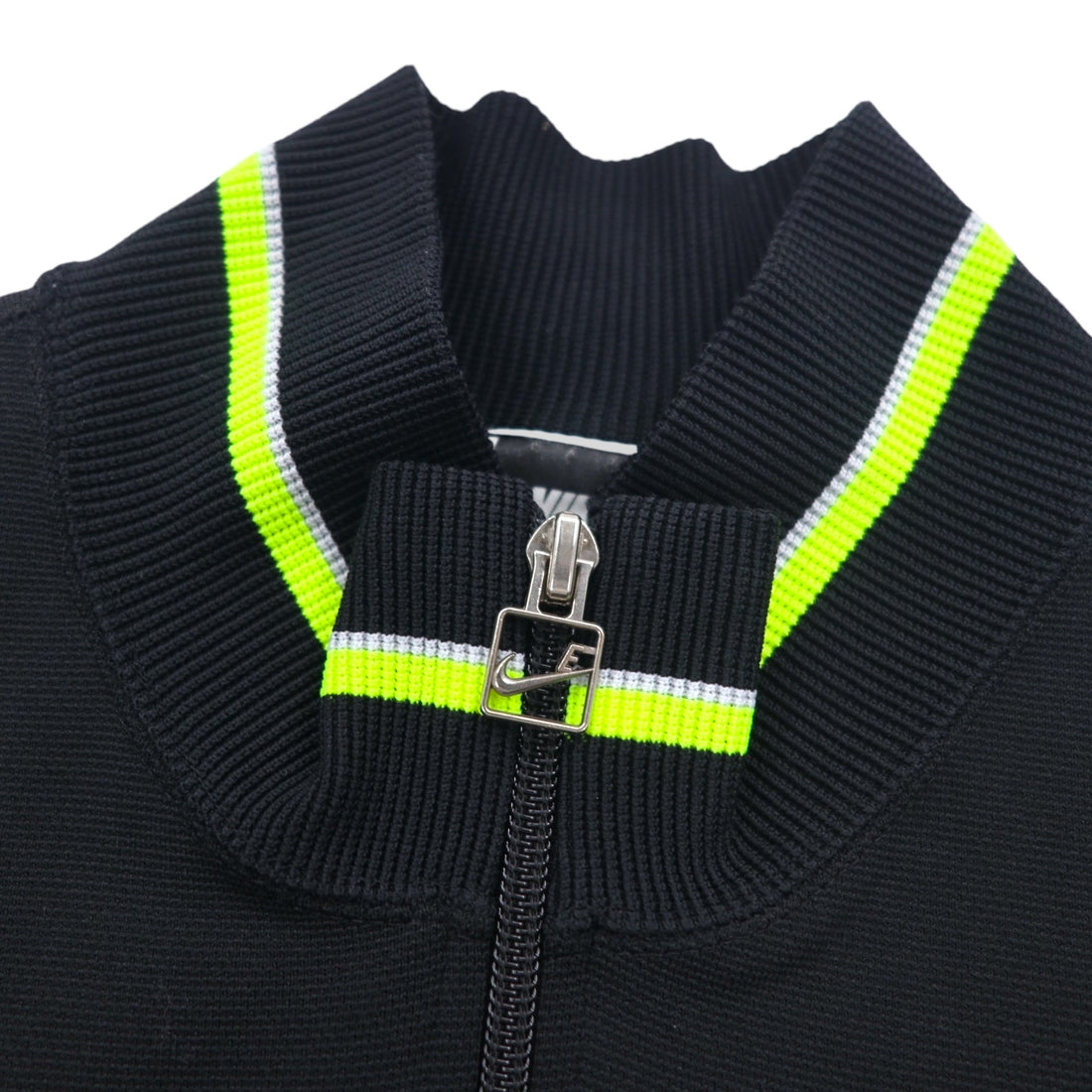 NIKE 80's INTERNATIONAL Track Jacket Jersey M Black Swoosh Made in Japan
