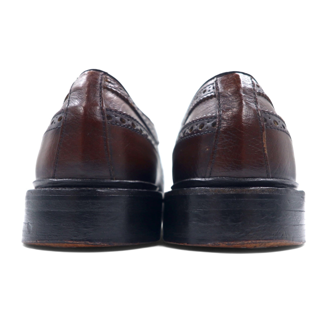 60年代 USA製 parliament ウイングチップ メダリオン カントリーシューズ 28cm ブラウン レザー C68 8513 LAST 6050