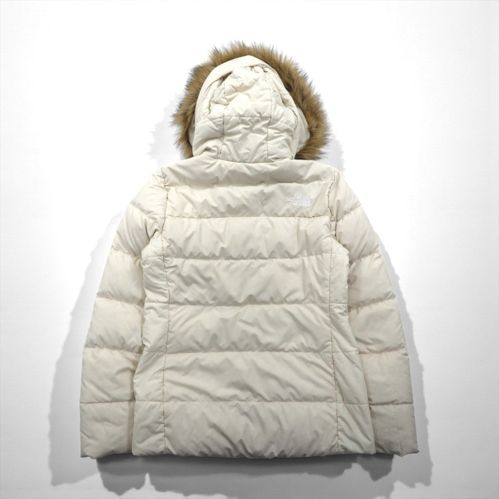 THE NORTH FACE 550フィルパワー ダウンジャケット M ホワイト NF0A4R33 ファー着脱式
