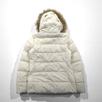 THE NORTH FACE 550フィルパワー ダウンジャケット M ホワイト NF0A4R33 ファー着脱式