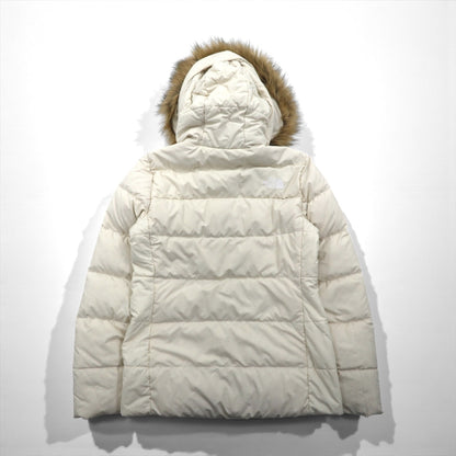 THE NORTH FACE 550フィルパワー ダウンジャケット M ホワイト NF0A4R33 ファー着脱式