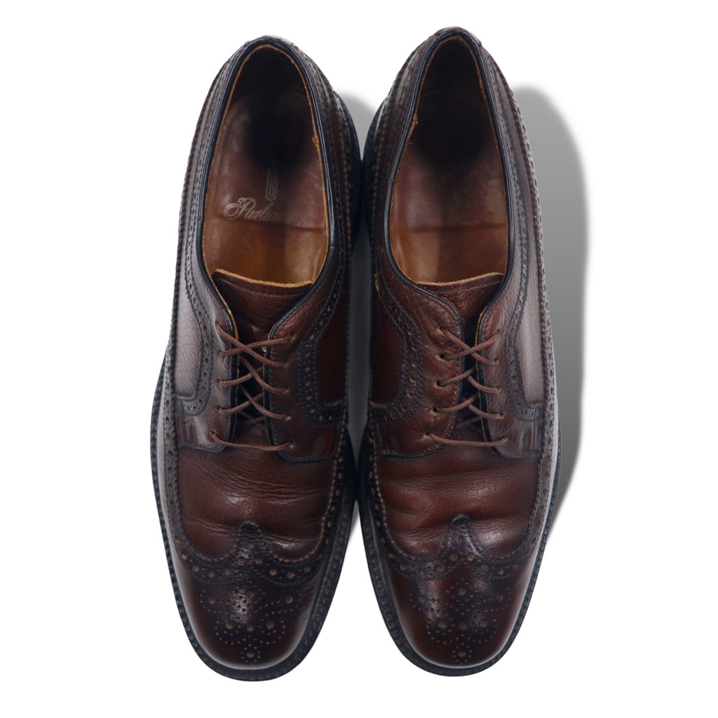 60年代 USA製 parliament ウイングチップ メダリオン カントリーシューズ 28cm ブラウン レザー C68 8513 LAST 6050