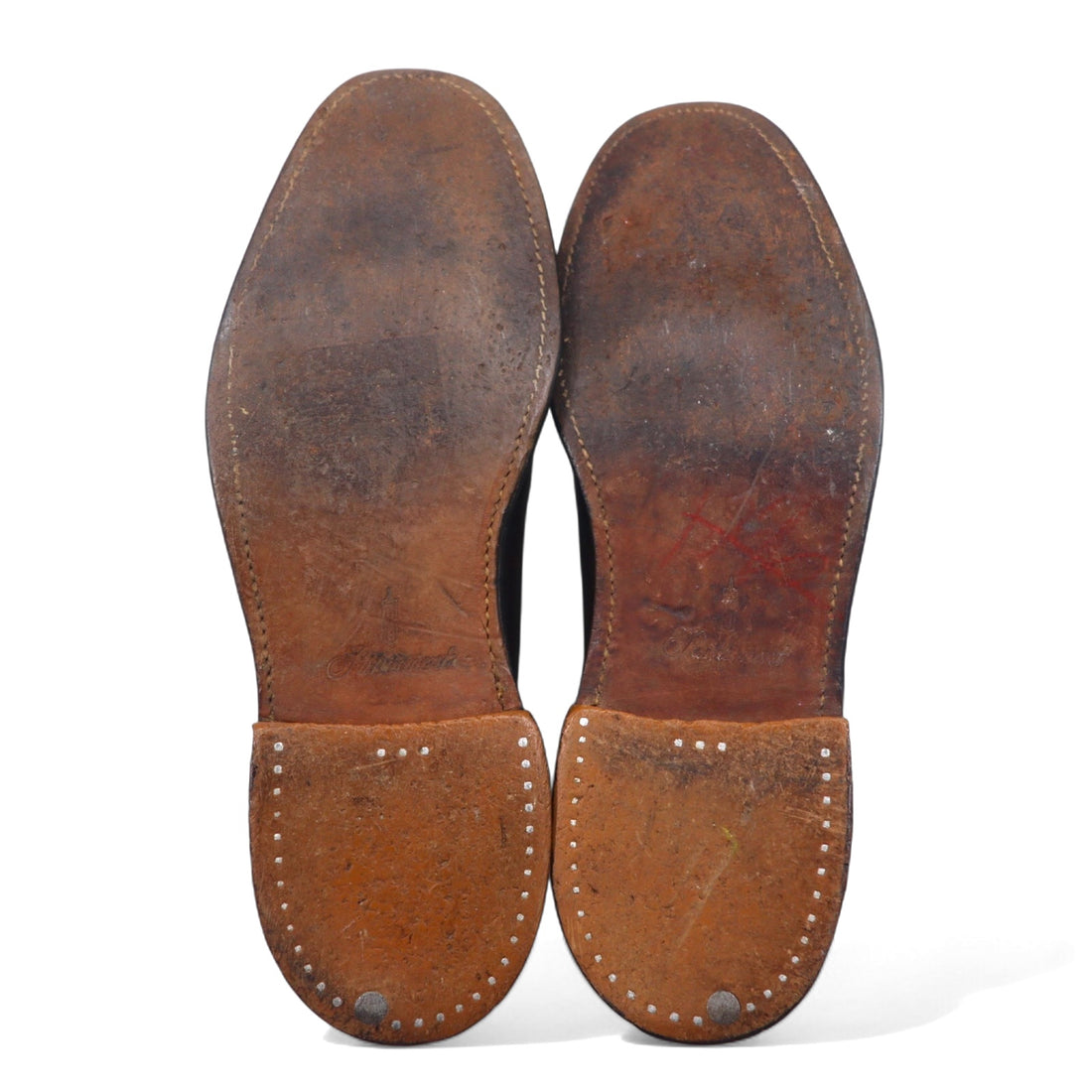 60年代 USA製 parliament ウイングチップ メダリオン カントリーシューズ 28cm ブラウン レザー C68 8513 LAST 6050