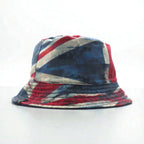 Pretty Green ユニオンジャック バケットハット リバーシブル ネイビー コットン