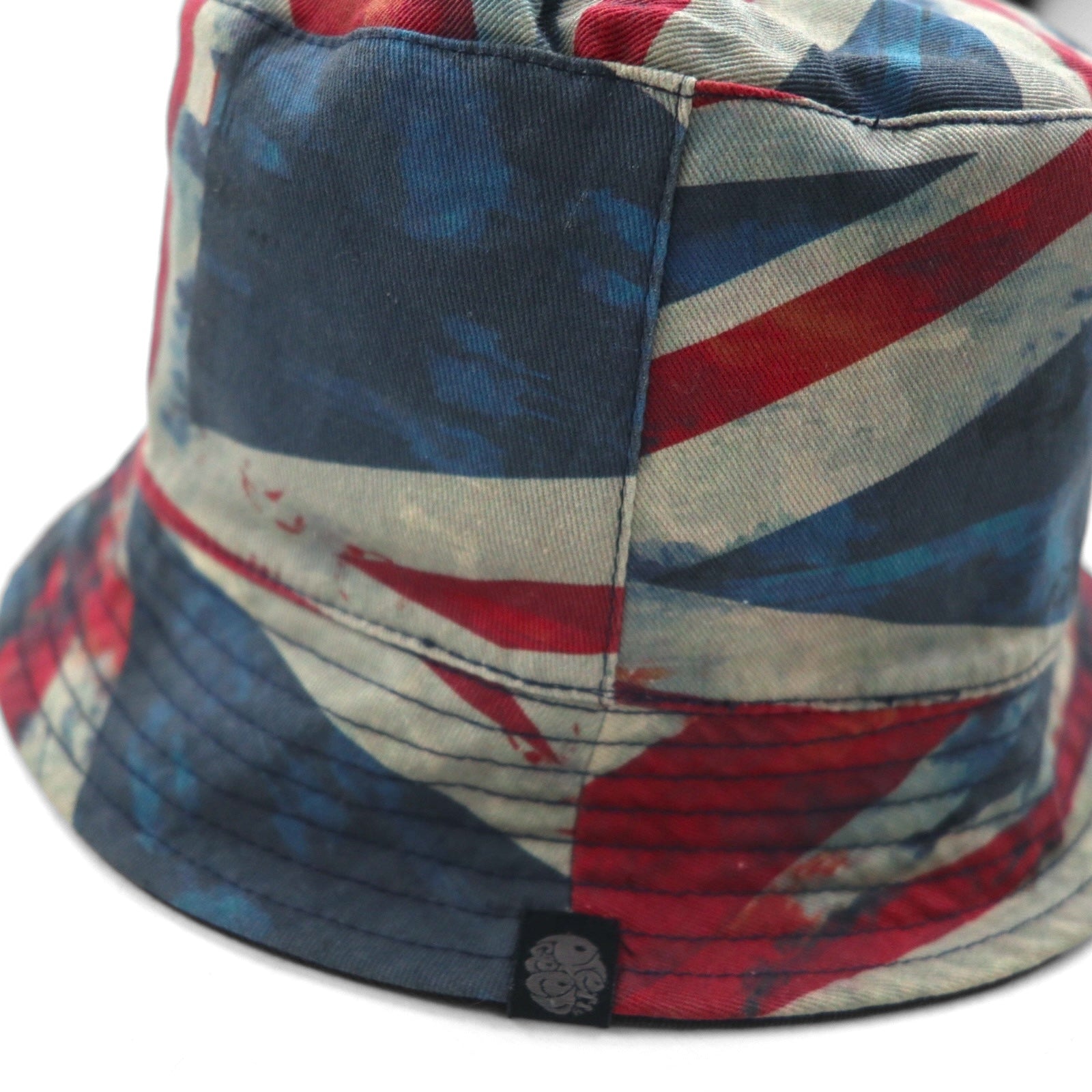 Pretty Green ユニオンジャック バケットハット リバーシブル ネイビー コットン