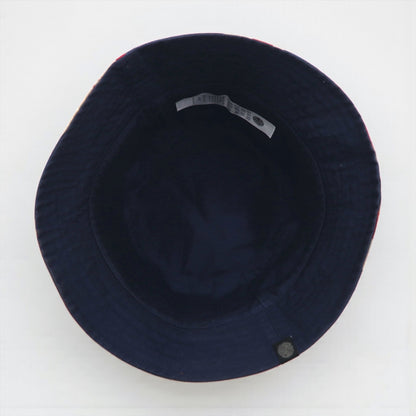 Pretty Green ユニオンジャック バケットハット リバーシブル ネイビー コットン