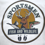 Made in USA 90s Green Brand Long Sleeve T-Shirt Long T XL Sleeve Print SPORTSMEN FISH AND WILDLIFE