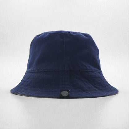 Pretty Green ユニオンジャック バケットハット リバーシブル ネイビー コットン