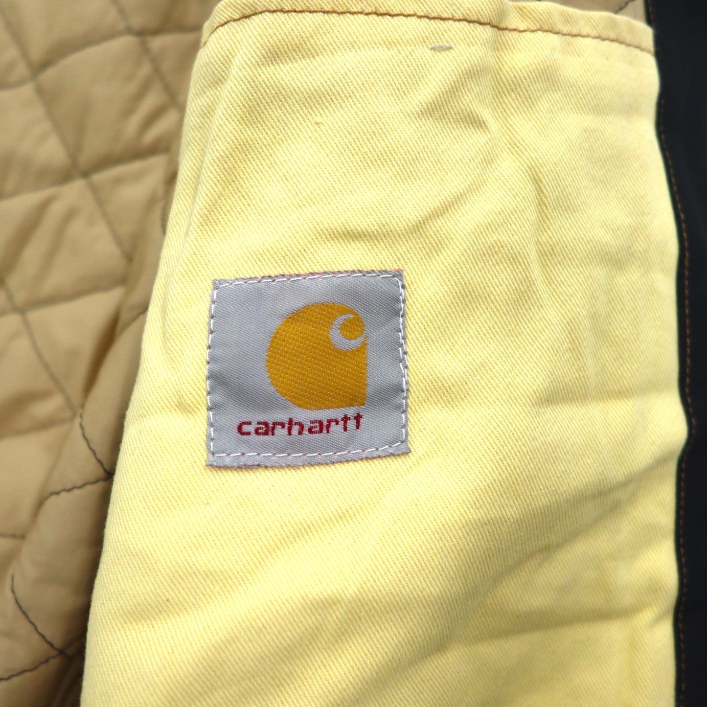 carhartt リメイク 再構築 カラーブロック ダック アクティブジャケット パーカー L マルチカラー クレイジーパターン コットン