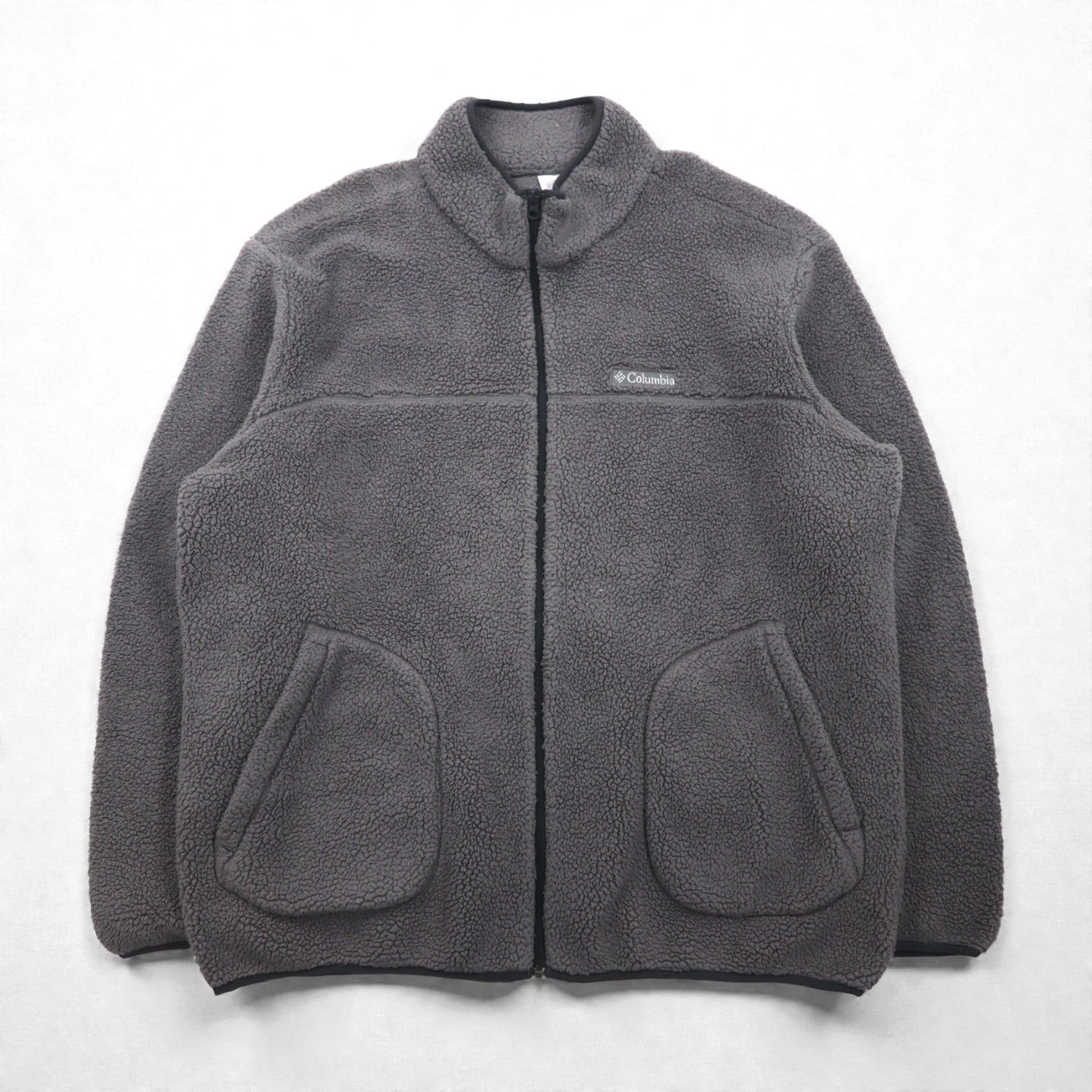 Columbia ラギット リッジⅡ シェルパ フリースジャケット XL グレー ポリエステル AM0792