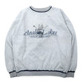 日本然リトテ-古着オンライン-90年代 GEAR FOR SPORTS リブライン スウェット L グレー コットン ポリエステル Avalon Lake-90's GEAR FOR SPORTS Ribline Sweatshirt L Gray Cotton Polyester Avalon Lake