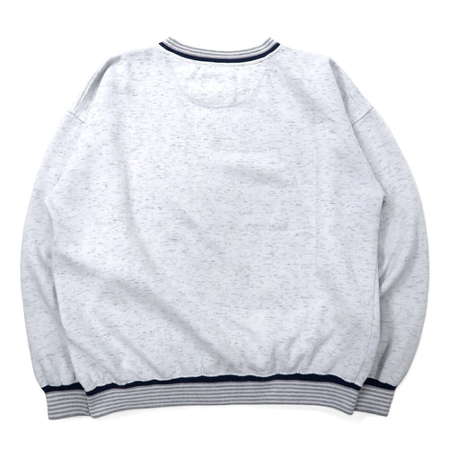 90年代 GEAR FOR SPORTS リブライン スウェット L グレー コットン ポリエステル Avalon Lake