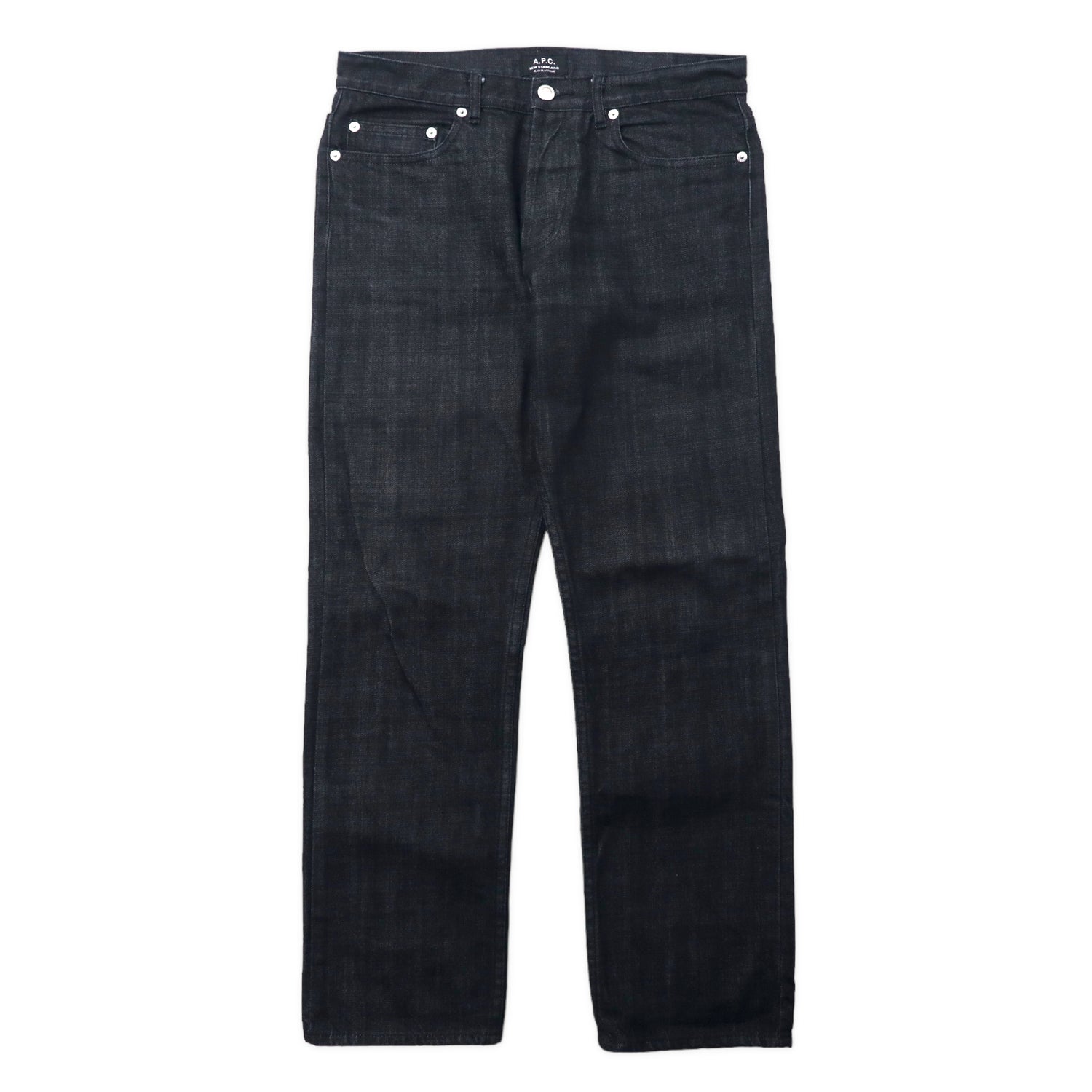 A.P.C Black Denim PANTS 30 Cotton New Standard – 日本然リトテ