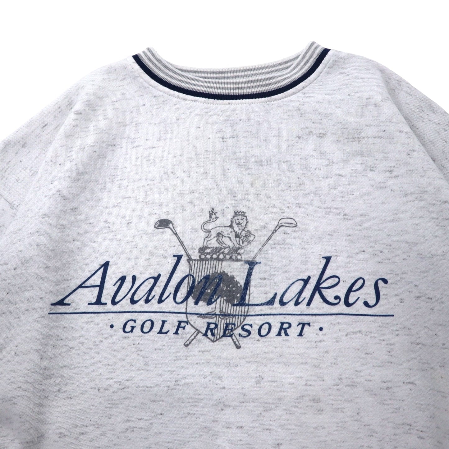 90年代 GEAR FOR SPORTS リブライン スウェット L グレー コットン ポリエステル Avalon Lake