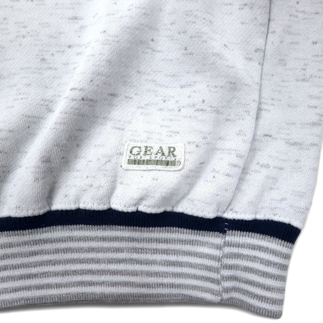 90s GEAR FOR SPORTS Ribline Sweatshirt L Grey Cotton Polyester Avalon Lake