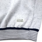 90s GEAR FOR SPORTS Ribline Sweatshirt L Grey Cotton Polyester Avalon Lake