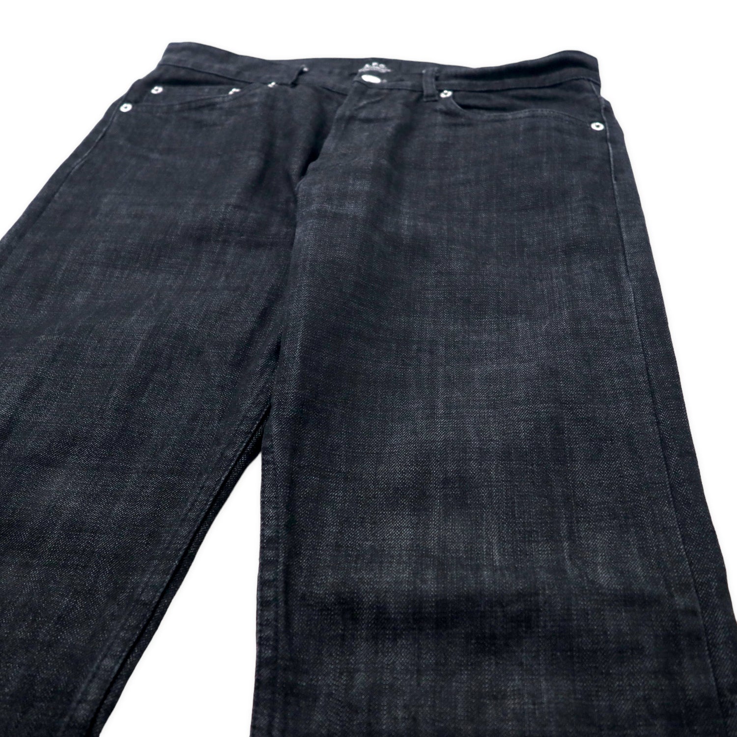 A.P.C Black Denim PANTS 30 Cotton New Standard – 日本然リトテ