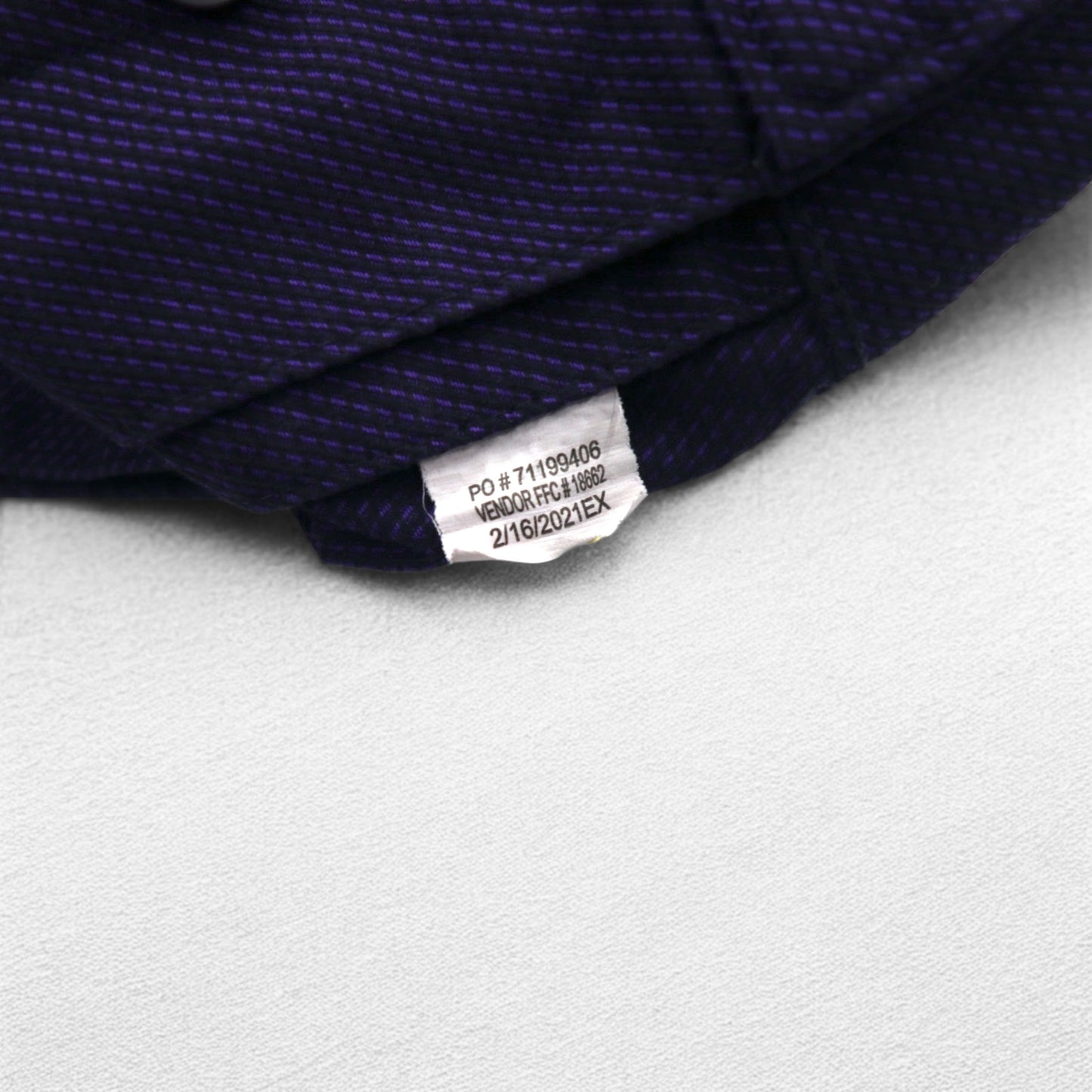 FedEx 90s Open-neck Work Shirt, Short Sleeve, Open Collar, XL, Purple, American, Corporate, Boxy Silhouette, Designed By Stan Herman, VF Imagewear