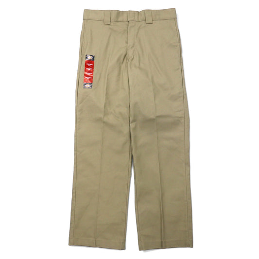 日本然リトテ-古着オンライン-DICKIES 874 フレックス ワークパンツ チノパンツ 32 ベージュ ポリエステル コットン FLEX WORK PANTS 未使用品-DICKIES 874 Flex Work Pants Chino Pants 32 Beige Polyester Cotton FLEX WORK PANTS Unused