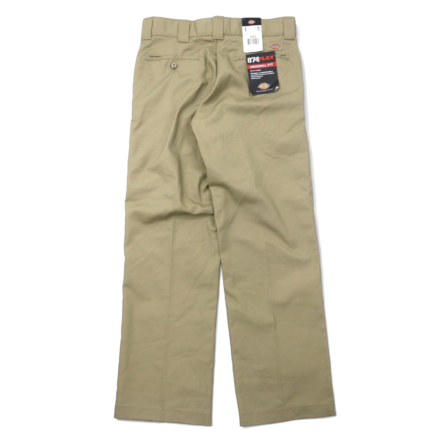 DICKIES 874 フレックス ワークパンツ チノパンツ 32 ベージュ ポリエステル コットン FLEX WORK PANTS 未使用品