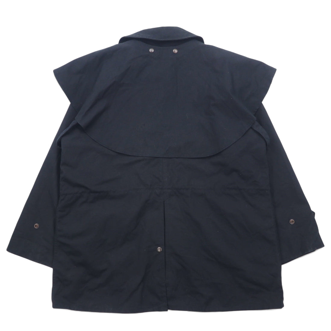 OUTBACK Oiled Jacket Saddle Jacket L Black Cotton Cape SWAGMAN Made in Fiji