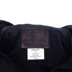 OUTBACK Oiled Jacket Saddle Jacket L Black Cotton Cape SWAGMAN Made in Fiji