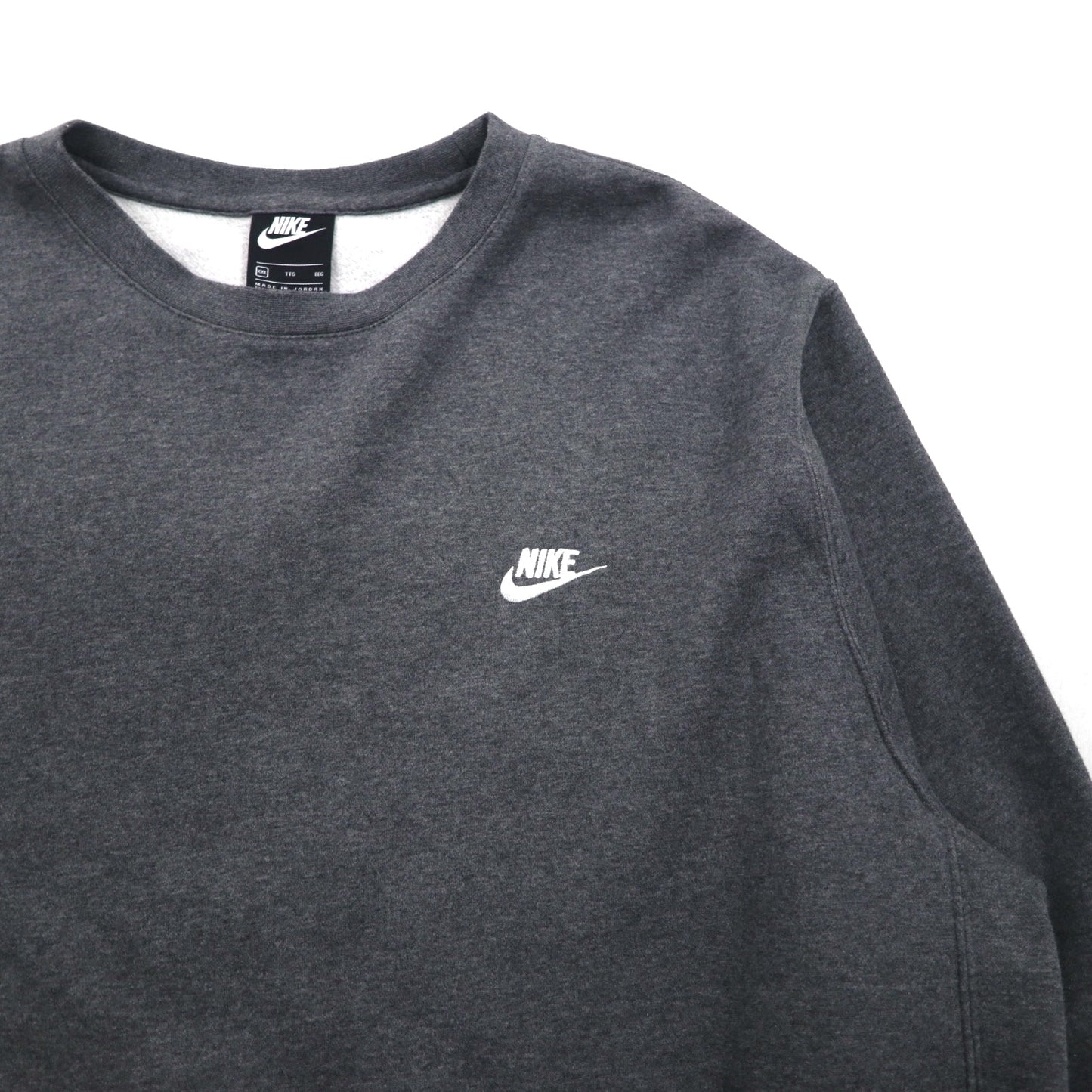 NIKE クラブフリース クルーネック スウェット トレーナー 2XL グレー BV2662-071