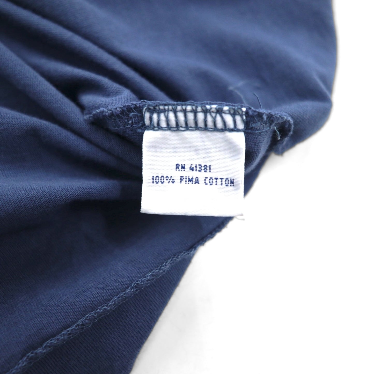 POLO RALPH LAUREN Henley neck T-shirt XL Navy Cotton