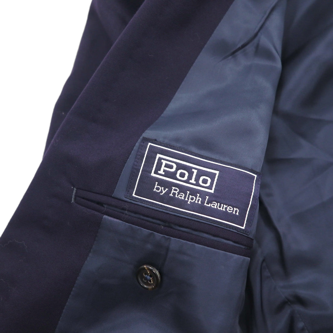 Ralph Lauren 90年代 日本製 ブレザー 紺ブレ セットアップ ダブル スーツ M ネイビー ウール 金ボタン