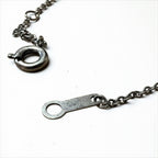 BURBERRY シルバー チェーン ネックレス ペンダント ノバチェック SILVER 925