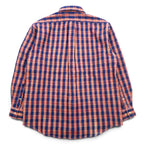 CHAPS RALPH LAUREN 90s Button-down Shirt L Blue Check Cotton Unused
