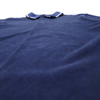 FRED PERRY Long Sleeve Polo Shirt XL Navy Cotton Pique Single Point Logo M3636