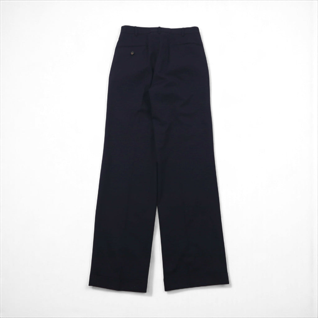 Ralph Lauren 90s Made in Japan Navy Blazer and Double-Breasted Suit, Size M, Navy Wool, Gold Buttons