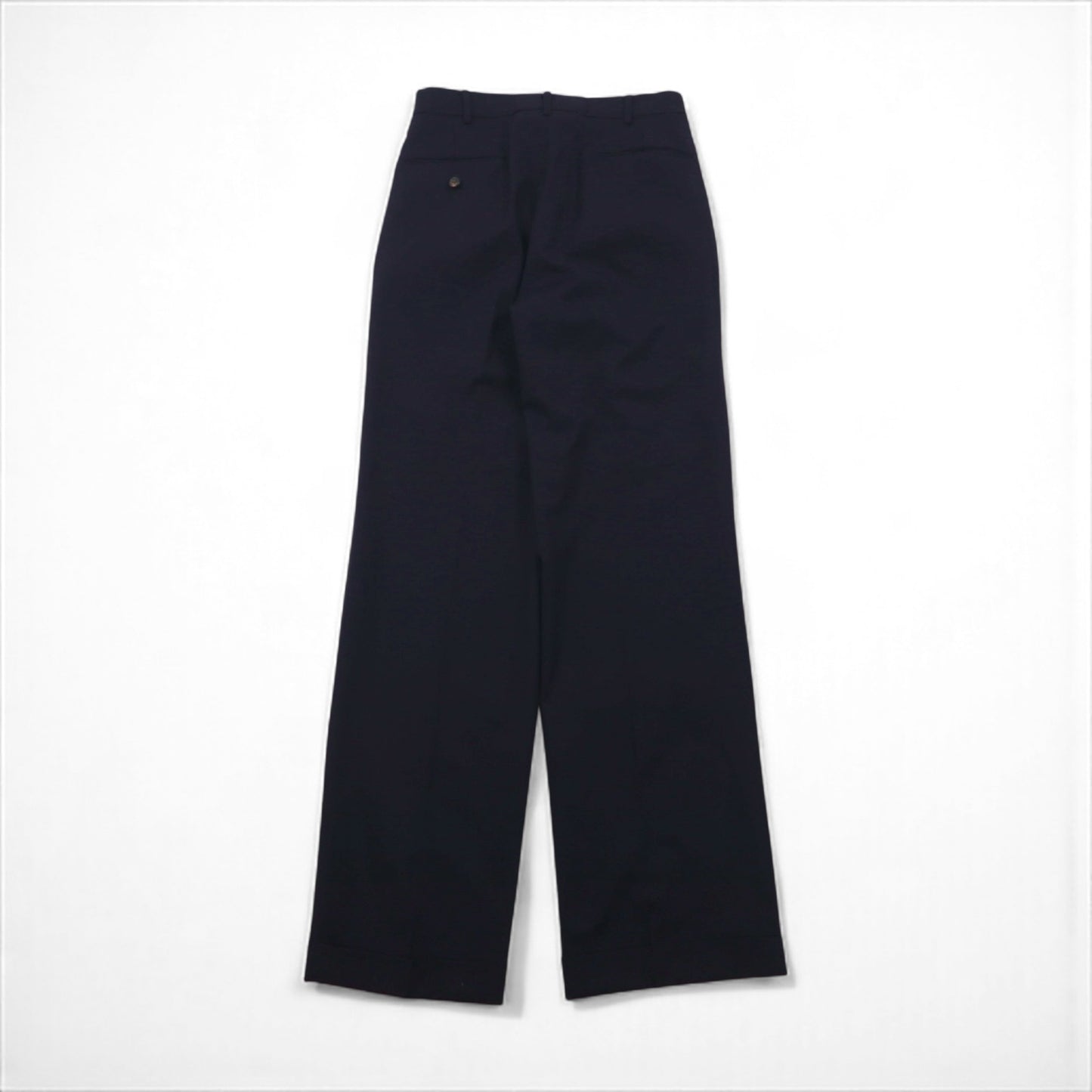 Ralph Lauren 90s Made in Japan Navy Blazer and Double-Breasted Suit, Size M, Navy Wool, Gold Buttons