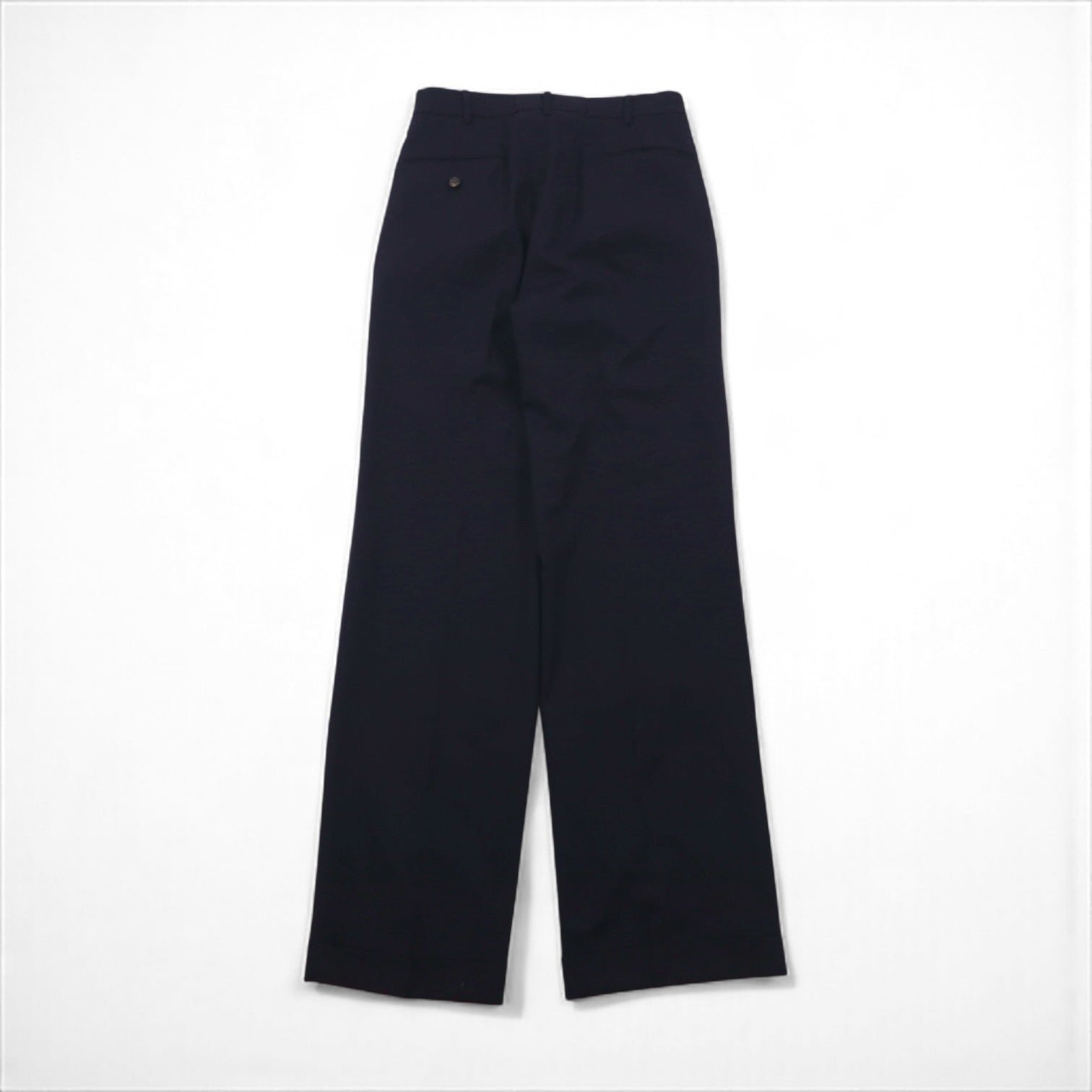 Ralph Lauren 90s Made in Japan Navy Blazer and Double-Breasted Suit, Size M, Navy Wool, Gold Buttons