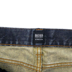 HUGO BOSS ストレッチ デニムパンツ M インディゴ ブルー ルーマニア製