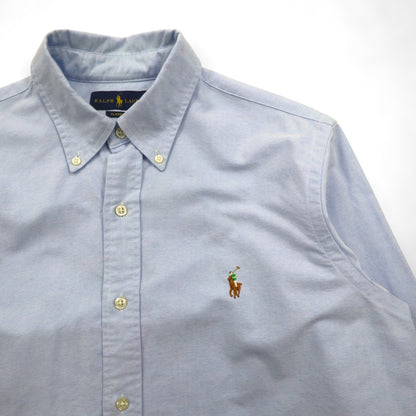 Ralph Lauren クラシックフィット オックスフォード ボタンダウン シャツ M ブルー スモールポニー刺繡