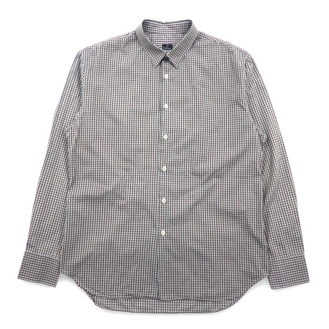 PS Paul Smith Dress Shirt L Grey Check Cotton