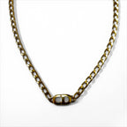 Christian Dior 喜平 チェーン チョーカー ネックレス ゴールド CDロゴ メタル