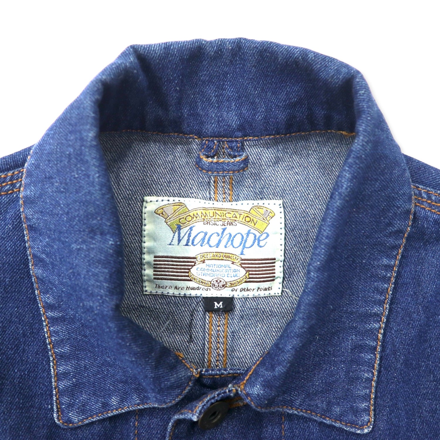 Machope 90's denim Coverall M Blue Cotton – 日本然リトテ